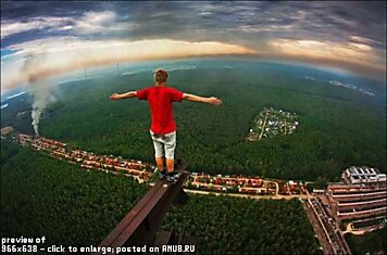 Бесстрашный фотограф-высотник Марат