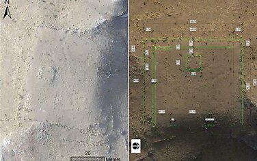 Археологи обнаружили неизвестное ранее древнее сооружение в Иордании благодаря спутниковым снимкам и дронам