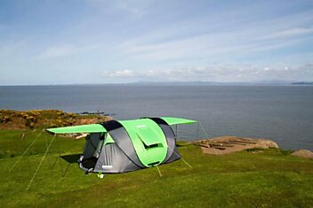 Cinch: палатка на солнечных батареях, раскрывающая себя сама