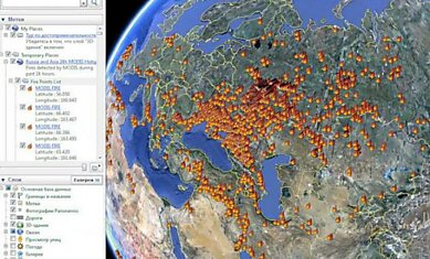 Пожары в России