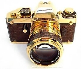 Фотоаппарат из чистого золота PENTAX LX