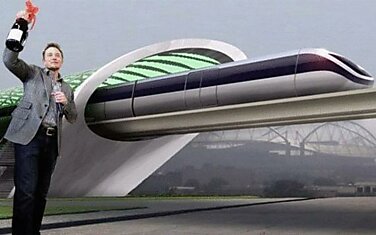 Элон Маск представил 5-й вид транспорта — Solar Powered Hyperloop