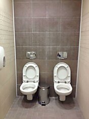 В Сочи ходят в туалет только парами?