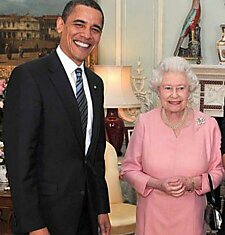 Королева и президенты  (11 фотографий)