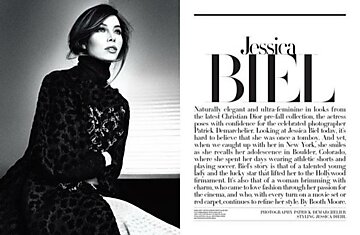 Джессика Бил и Dior Magazine