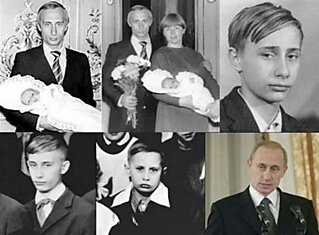 Мировые лидеры. Фотографии из прошлого (18 фотоколлажей)