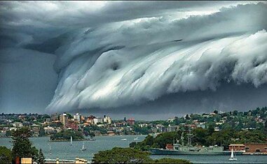 Жители Австралии Стали Свидетелями Необыкновенных Облаков