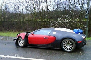 Новая потеря Bugatti Veyron