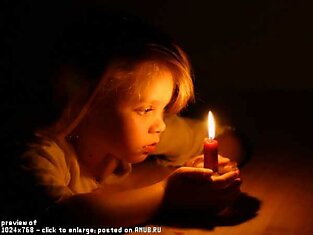 Теплая магия свечи...