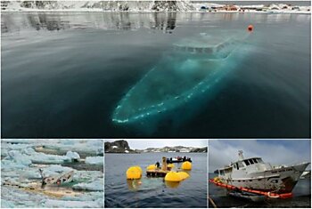 Спасение корабля-призрака в Антарктиде