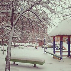 Весенние снегопады в Екатеринбурге