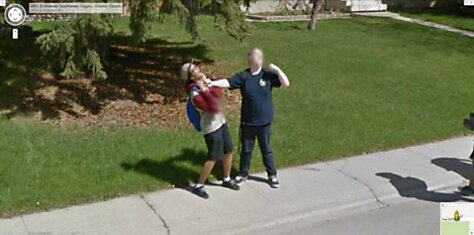 Странные моменты на Google Street View