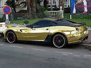 Золотая Ferrari 599 GTB