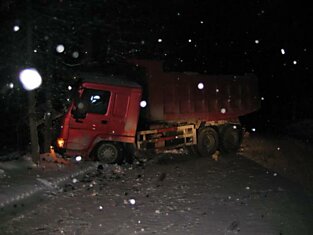 Самаосвал и дерево