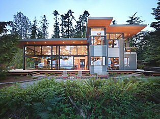 The PortLudlow House – блестящий образец современного коттеджа, Вашингтон, США