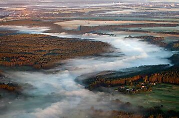 Прекрасні фото української глибинки з висоти.