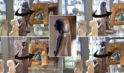 Статуя египетского бога