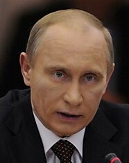 Синяк на лице Путина