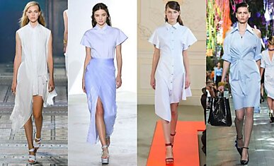 Модные тенденции сезона весна-лето 2014: рубашка-платье