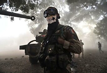 Фотография французского солдата в Мали