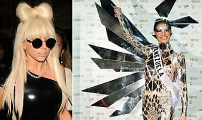 Леди Гага позарилась на платье Мисс Венесуэла