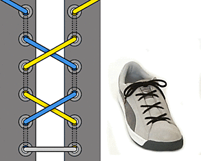 Как завязывать шнурки на кедах, кроссовках: Интересные способы