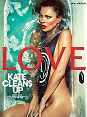 Кейт Мосс для Love Magazine