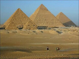 Египетские пирамиды 100 лет назад и сейчас