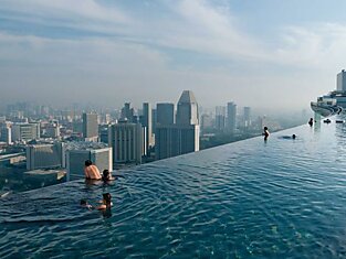 Бассейн Infinity Pool, Сингапур.