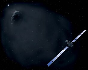 Межпланетная станция Rosetta выполняет ряд маневров для сброса скорости