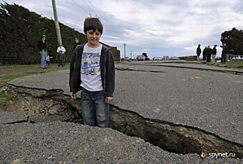 Сильнейшее землетрясение в Новой Зеландии (47 фото)