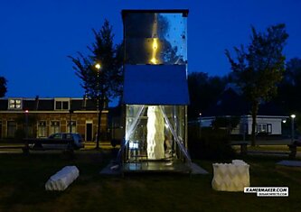 В голландии с помощью гигантского 3D-принтера строят дом